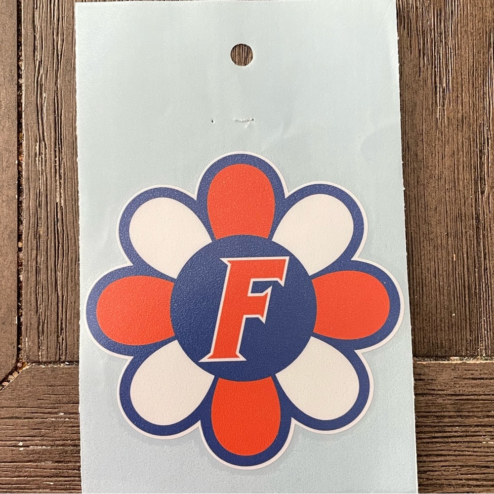 Florida Gators Flower Decal Sticker